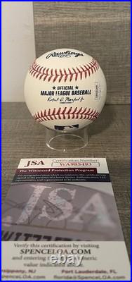 MARK MCGWIRE Signed Official MLB Baseball Autograph Inscribed BIG MAC JSA Witt