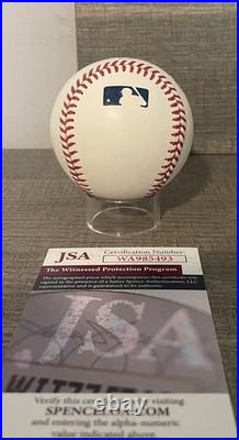 MARK MCGWIRE Signed Official MLB Baseball Autograph Inscribed BIG MAC JSA Witt