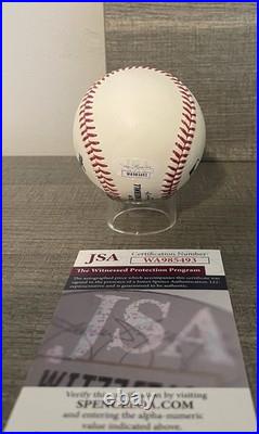 MARK MCGWIRE Signed Official MLB Baseball Autograph Inscribed BIG MAC JSA Witt