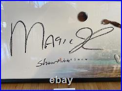 Magic Johnson UDA Upper Deck Signed Autograph Inscribed Showtime Framed Photo