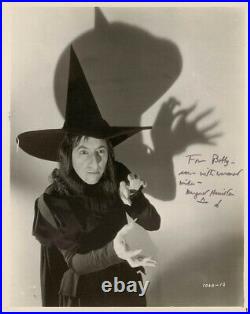 Margaret Hamilton Autographed Inscribed Photograph