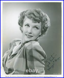 Margaret Maggie Hayes Inscribed Photograph Signed