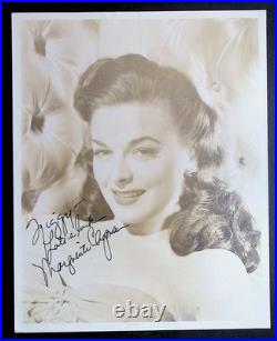Marguerite Chapman Signed Vintage Hollywood Portrait Autograph Inscribed withcoa