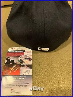 Mariano Rivera Autographed & Inscribed My Cutter is A Gift From God Hat JSA