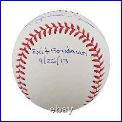 Mariano Rivera Yankees Autographed Signed Inscribed MLB Baseball (CX Auth)