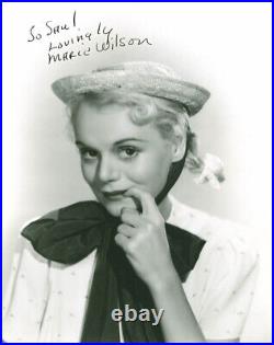 Marie Wilson Autographed Inscribed Photograph Circa 1939