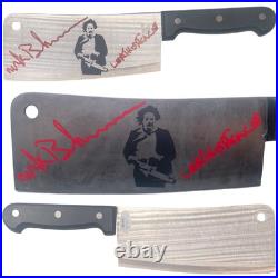 Mark Burnham signed inscribed clever Texas Chainsaw Massacre JSA Witness