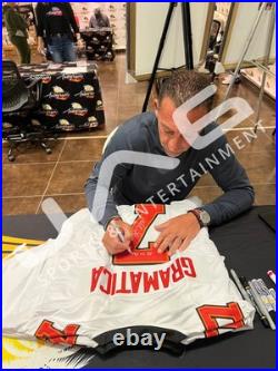 Martin Gramatica inscribed signed autographed jersey Tampa Bay Buccaneers JSA