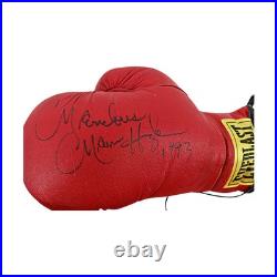 Marvelous Marvin Hagler Autographed Signed Inscribed Everlast Boxing Glove JSA Marvelous Marvin Hagler Autographed Signed Inscribed Everlast Boxing Glove JSA