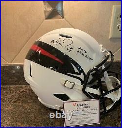 Matt Ryan Autographed Full Size Amp Inscribed 2016 MVP Replica Helmet Fanatics