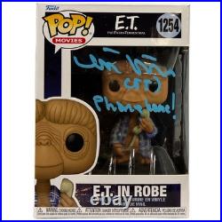 Matthew DeMeritt autographed signed inscribed Funko Pop #1254 E. T JSA
