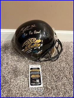 Maurice Jones-Drew signed inscribed autographed Jacksonville Jaguars Helmet JSA
