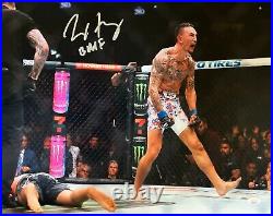 Max Holloway autographed signed inscribed 16x20 photo Blessed JSA Justin Gaethje