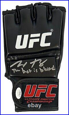 Max Holloway autographed signed inscribed glove UFC JSA COA Alex Volkanovski