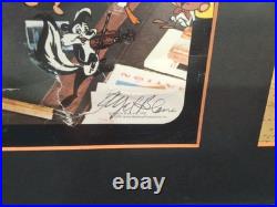 Mel Blanc Autographed Inscribed Photograph- Lightly Torn- 1986- Framed