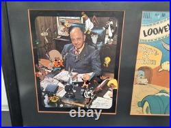 Mel Blanc Autographed Inscribed Photograph- Lightly Torn- 1986- Framed