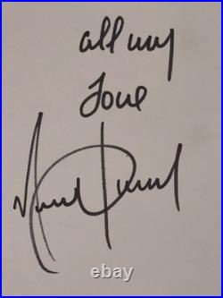 Michael Jackson Hand Signed MJJ Productions 8.5x11 Inscribed Autograph Pop