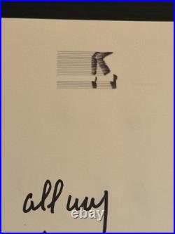 Michael Jackson Hand Signed MJJ Productions 8.5x11 Inscribed Autograph Pop