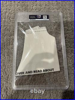 Michael Jackson Signed Cut PSA Certified Autograph Inscribed Love Rare Auto