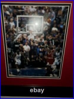 Michael Jordan Framed Authentic LE 99/123 Jersey Autographed and Inscribed HOF