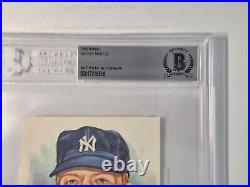 Mickey Mantle Signed INSCRIBED NO. 7 1981 HOF Perez Stee# AUTO BECKETT #6518