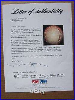 Mickey Mantle Vintage signed Baseball Ball Inscribed To Bobby PSA/DNA autograph