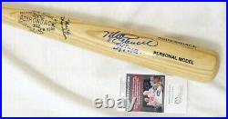 Mike Schmidt 548 HR Inscribed Signed Autograph Adirondack Baseball Bat JSA COA