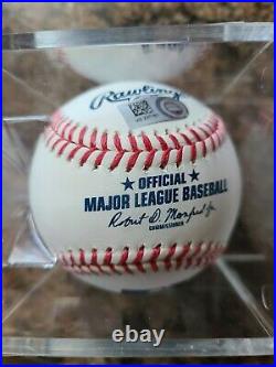 Mike Trout Autographed Baseball inscribed Millville Meteor