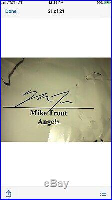 Mike Trout Autographed/Inscribed 2011 MINOR League GAME USED BATTING GLOVES