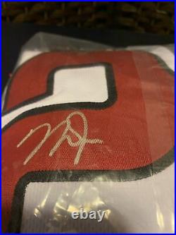 Mike Trout Autographed Nike Jersey Triple Inscribed A. L. MVP. Fanatics Auth
