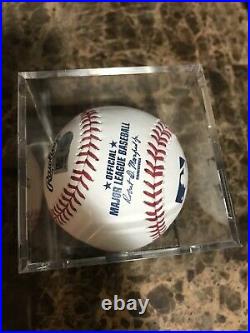 Mike Trout Signed Inscribed Baseball AL MVP MLB COA Autographed MINT Case