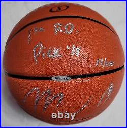 Miles Bridges Signed Autographed Spalding Basketball Inscribed Hornets #/100 UDA