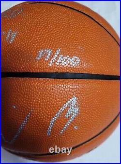 Miles Bridges Signed Autographed Spalding Basketball Inscribed Hornets #/100 UDA