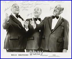 Mills Brothers (herbert Mills) Autographed Inscribed Photograph