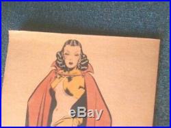 Milton Caniff SIGNED Dragon Lady watercolor print 1946 autograph inscribed
