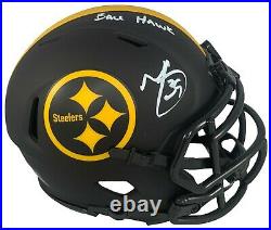 Minkah Fitzpatrick autographed signed inscribed Eclipse mini helmet Steelers BAS