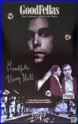 Mobster Henry Hill Signed Goodfellas 11x17 Photo Inscribed Goodfella (HILL)
