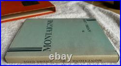Montaigne book Andre Gide signed autographed 309/800 limited withslip HC/DJ 1929