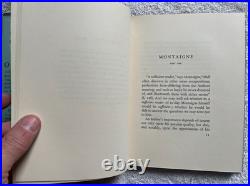 Montaigne book Andre Gide signed autographed 309/800 limited withslip HC/DJ 1929