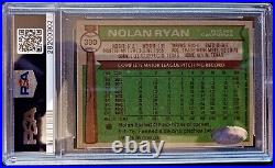 NOLAN RYAN-1976 Topps Inscribed RYAN EXPRESS/HOF 99 AUTO/AUTOGRPAH PSA/DNA AU10