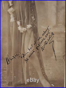 NORKA ROUSKAYA Swiss Dancer & Violinist SIGNED INSCRIBED AUTOGRAPH PHOTO 139