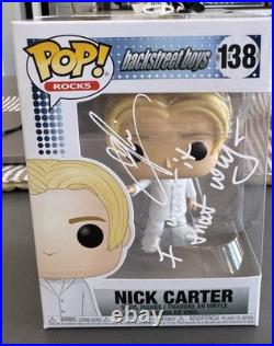 Nick Carter Backstreet Boys Autographed And Inscribed Funko Pop Nick Carter Backstreet Boys Autographed And Inscribed Funko Pop