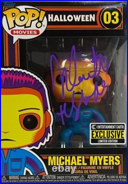 Nick Castle autographed inscribed Exclusive Funko Pop #03 Beckett Michael Myers