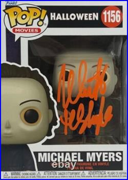 Nick Castle autographed inscribed Funko Pop #1156 Beckett Michael Myers