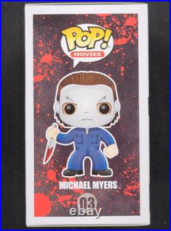 Nick Castle signed inscribed Michael Myers Funko Pop! Autograph Beckett BAS