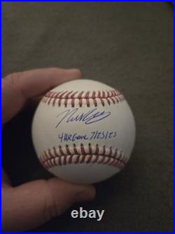 Nick Kurtz Signed Official MLB Baseball Fanatics Authenticated Auto Inscribed
