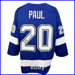 Nick Paul autographed signed inscribed jersey NHL Tampa Bay Lightning JSA COA