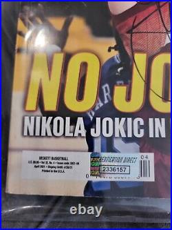 Nikola Jokic Signed Autographed The Joker Inscribed Beckett Price Guide with COA
