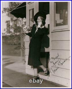 Norma Shearer Inscribed Photograph Signed Circa 1941