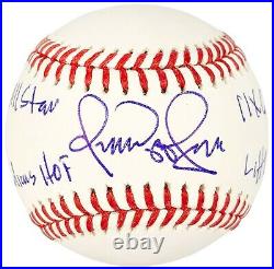 Omar Vizquel autographed signed inscribed baseball Cleveland Indians PSA COA